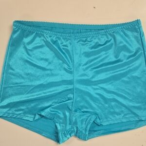 Vassarette Turquoise BOYSHORTS NWOT